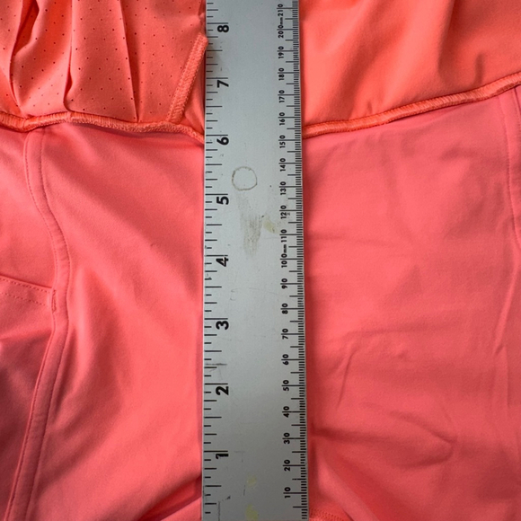 Lululemon Asymmetrical Pleated Tennis Skirt 0 Coral Mini w/ Built In Short NWOT - Picture 12 of 14